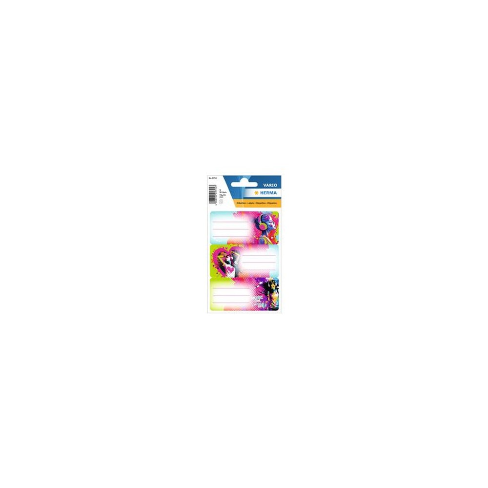 HERMA Buchetiketten VARIO "Music Girl", 76 x 35 mm