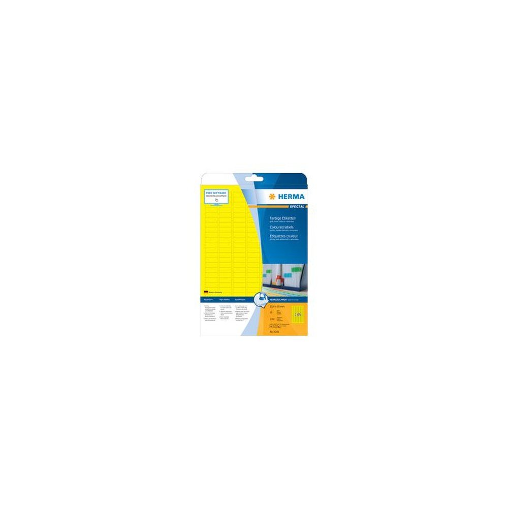 HERMA Etiquette universelle SPECIAL, 105 x 37 mm, jaune