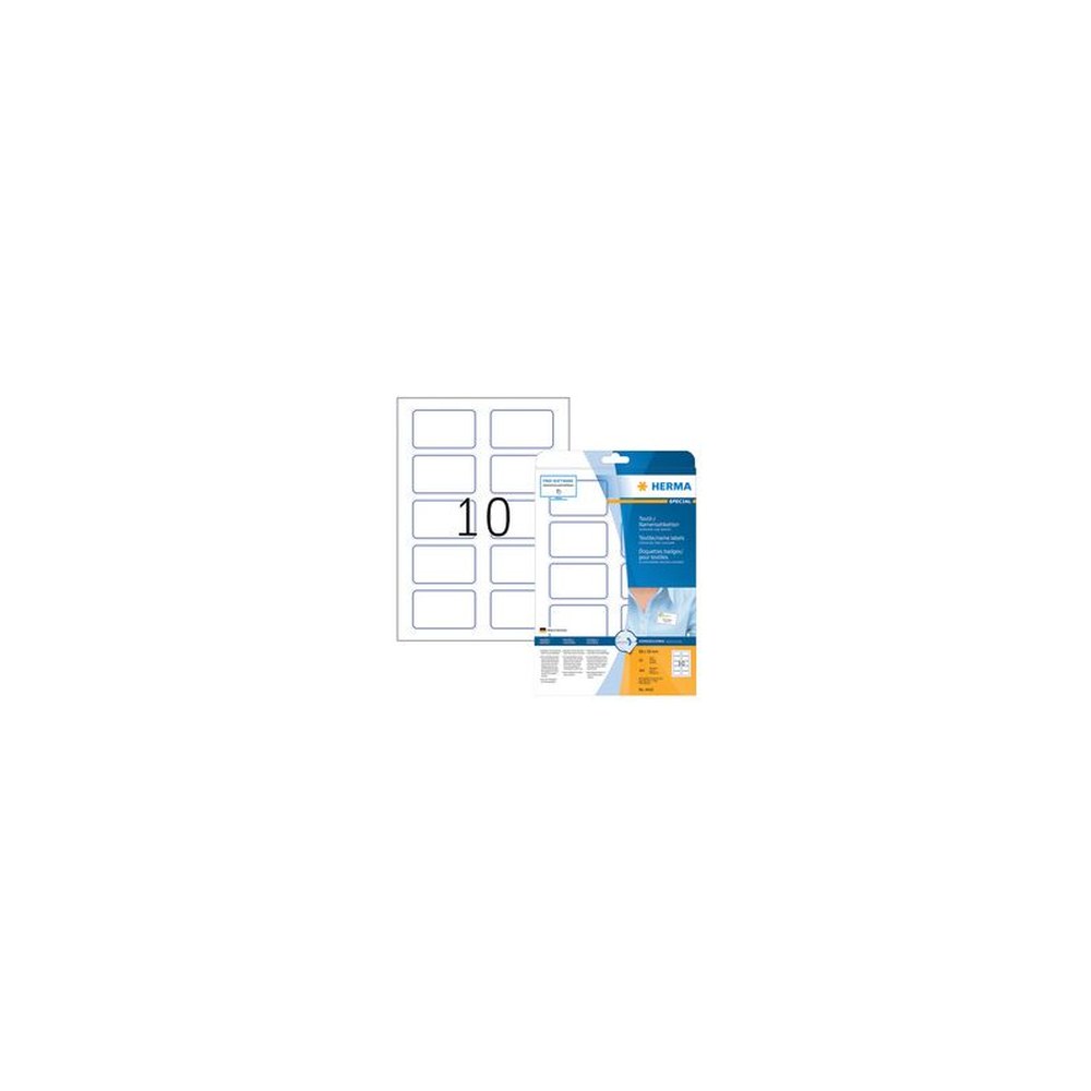 HERMA Etiquettes badges SPECIAL 80 x 50 mm, soie d'acétate,