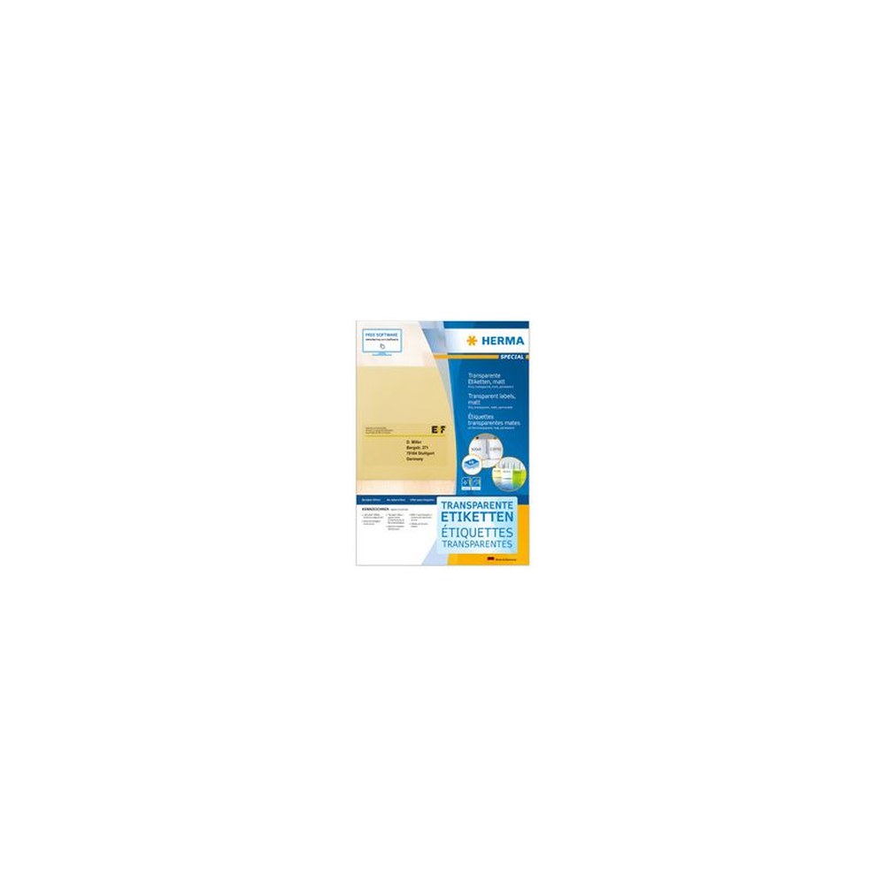HERMA Étiquette film SPECIAL, 99,1 x 38,1 mm, transparent