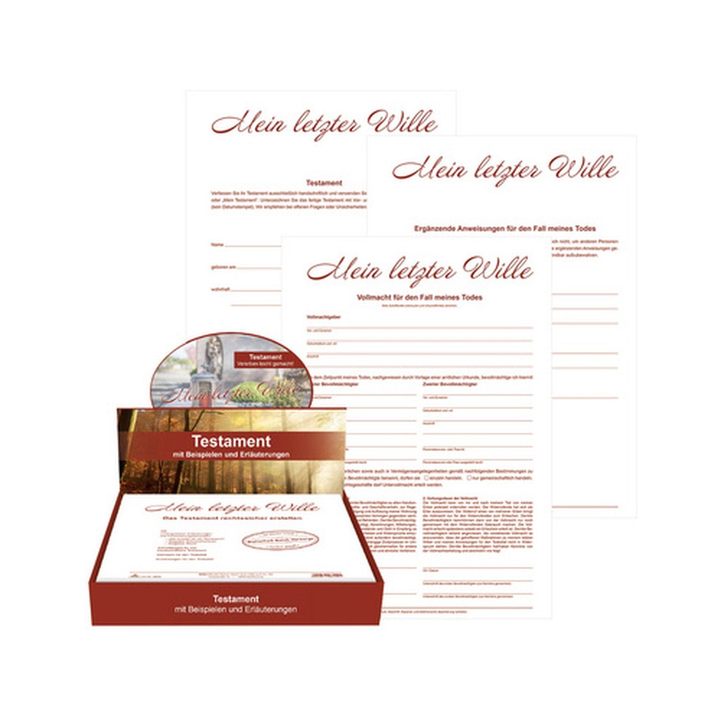 RNK Verlag Vordruck Testament "Mein letzter Wille", Display x10