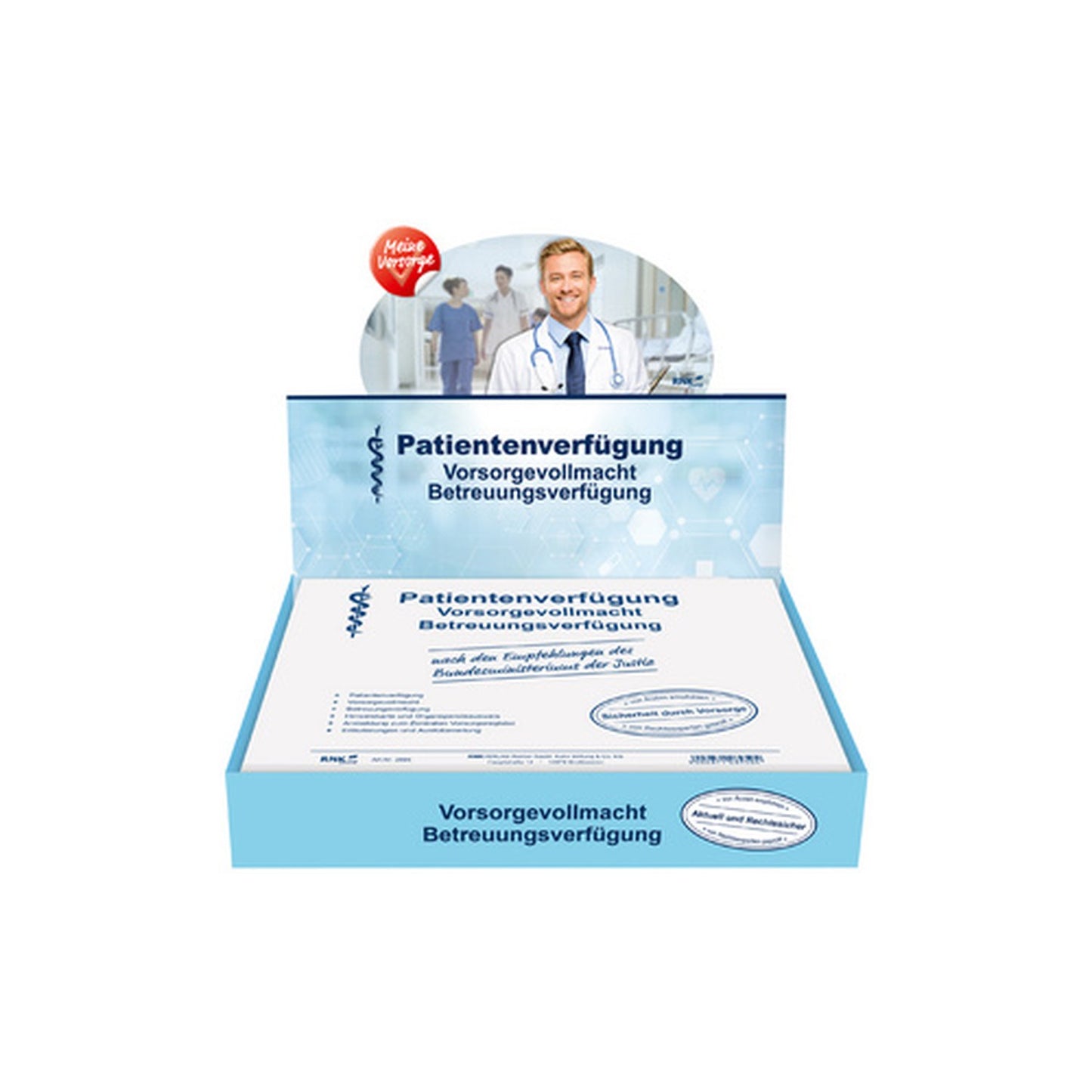 RNK Verlag Vordruck "Patientenverfügung", im Thekendisplay x10