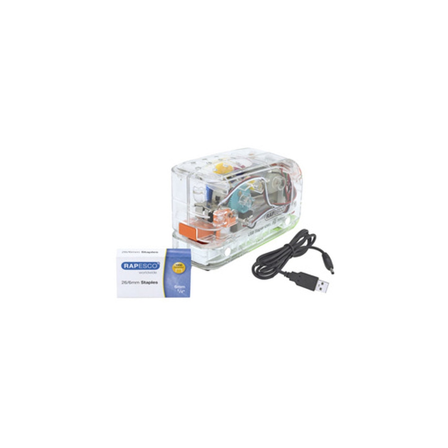 RAPESCO Agrafeuse électrique 626EL, transparent