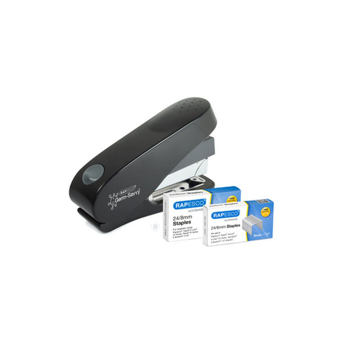 RAPESCO Agrafeuse ECO Luna - Less Effort, noir