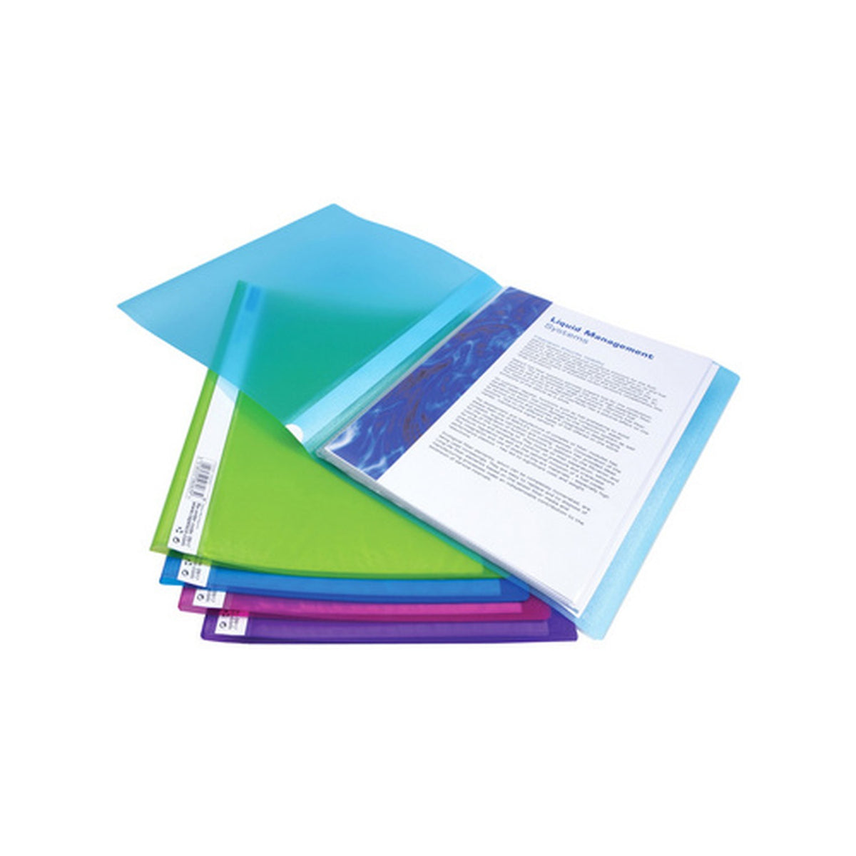 RAPESCO Protège-documents, A4, PP, 20 pochettes, assorti x10