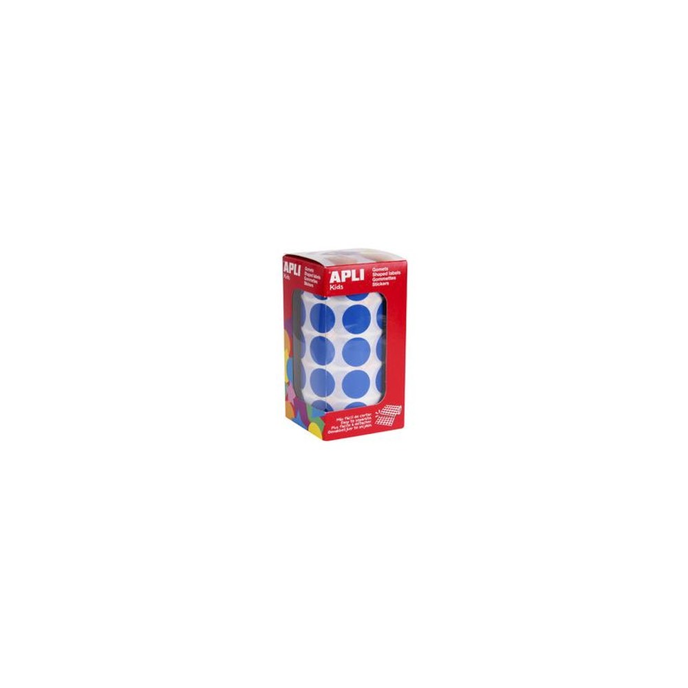 APLI Kids Gommette de couleur en rouleau, bleu