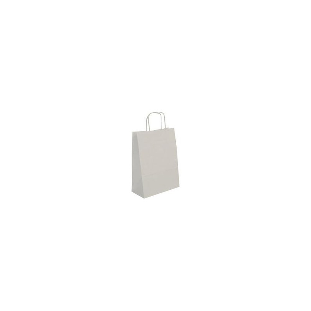 APLI Sac en papier, kraft, moyen, blanc