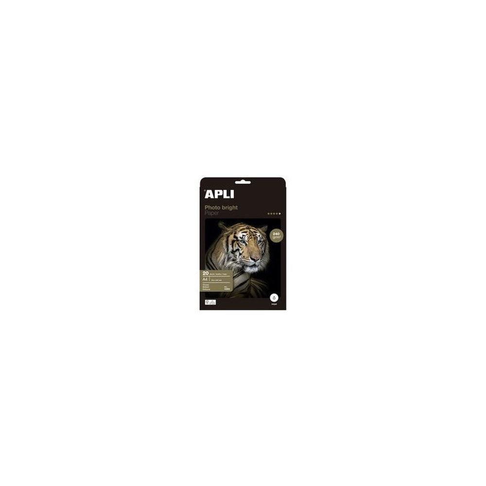 APLI Papier photo bright, A4, 240 g/m2, brillant