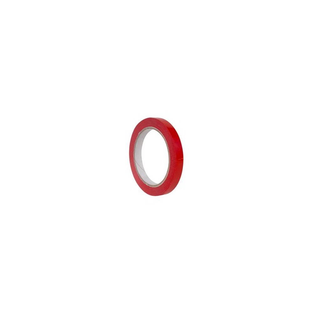 APLI Ruban adhésif d'emballage, 12 mm x 66 m, rouge