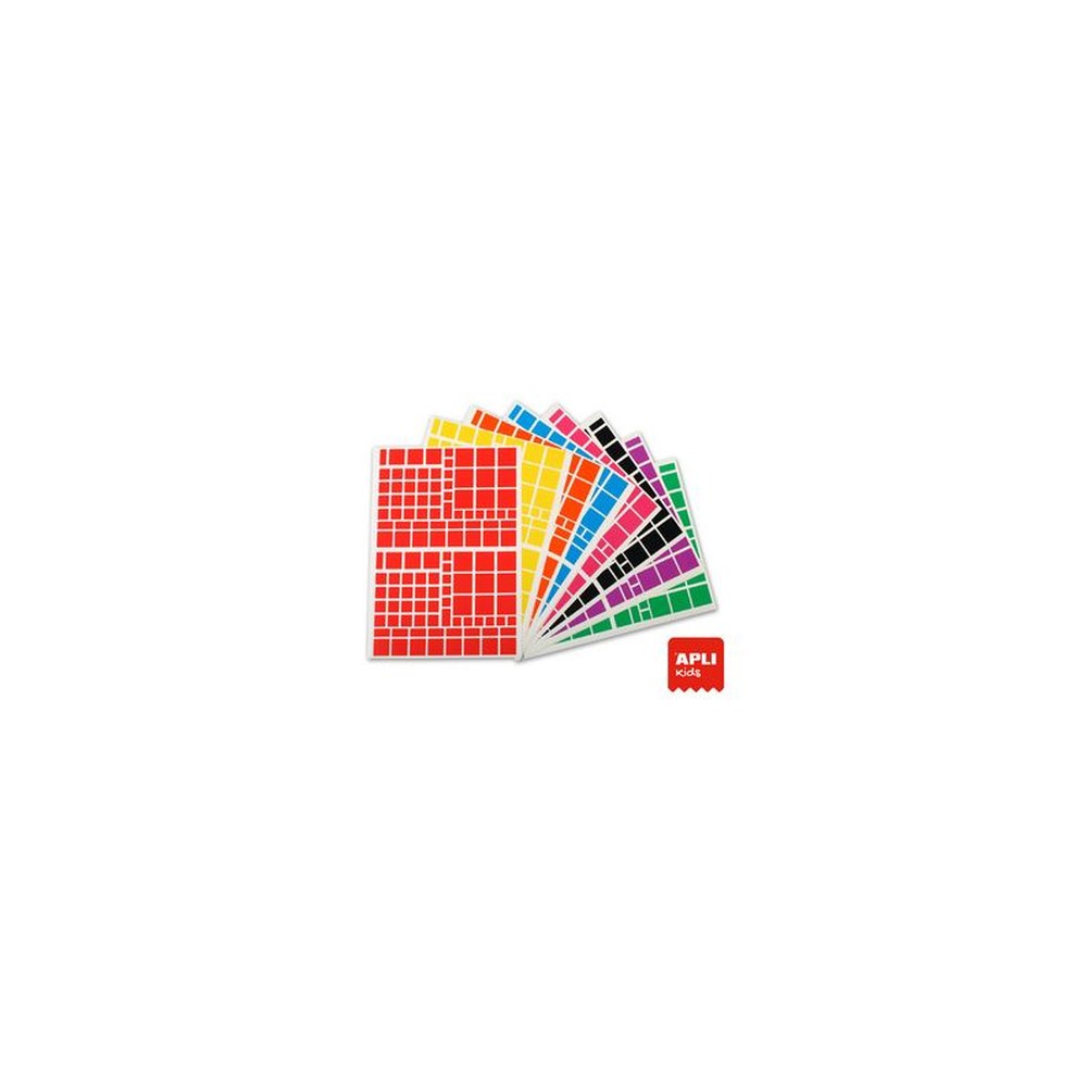 APLI kids Gommettes "Carré", grand conditionnement