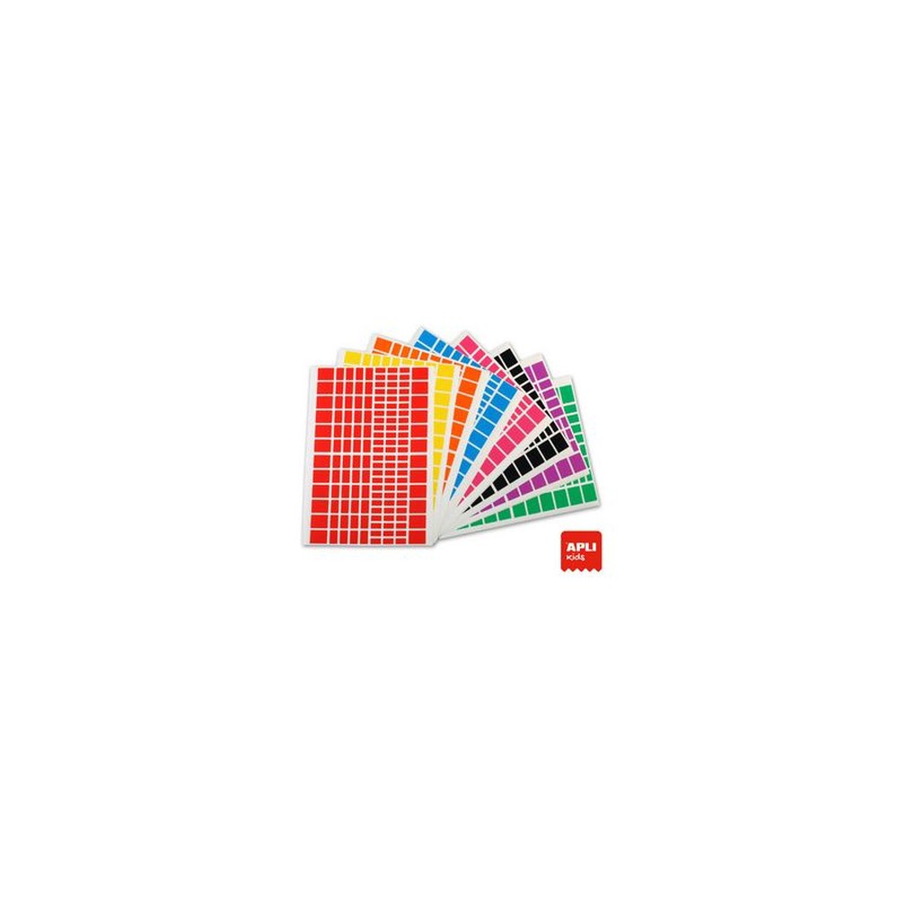 APLI kids Gommettes "Rectangle", grand conditionnement