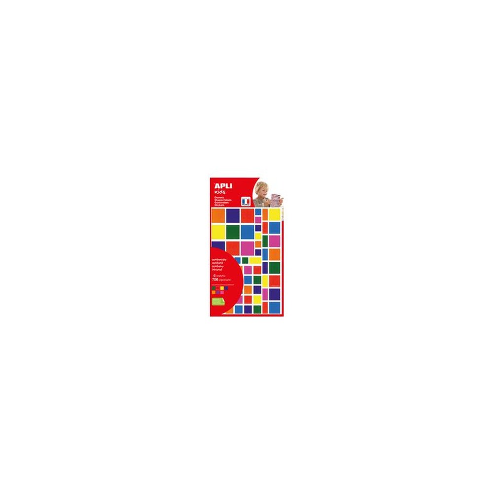 APLI kids Gommettes "Carré", en sachet