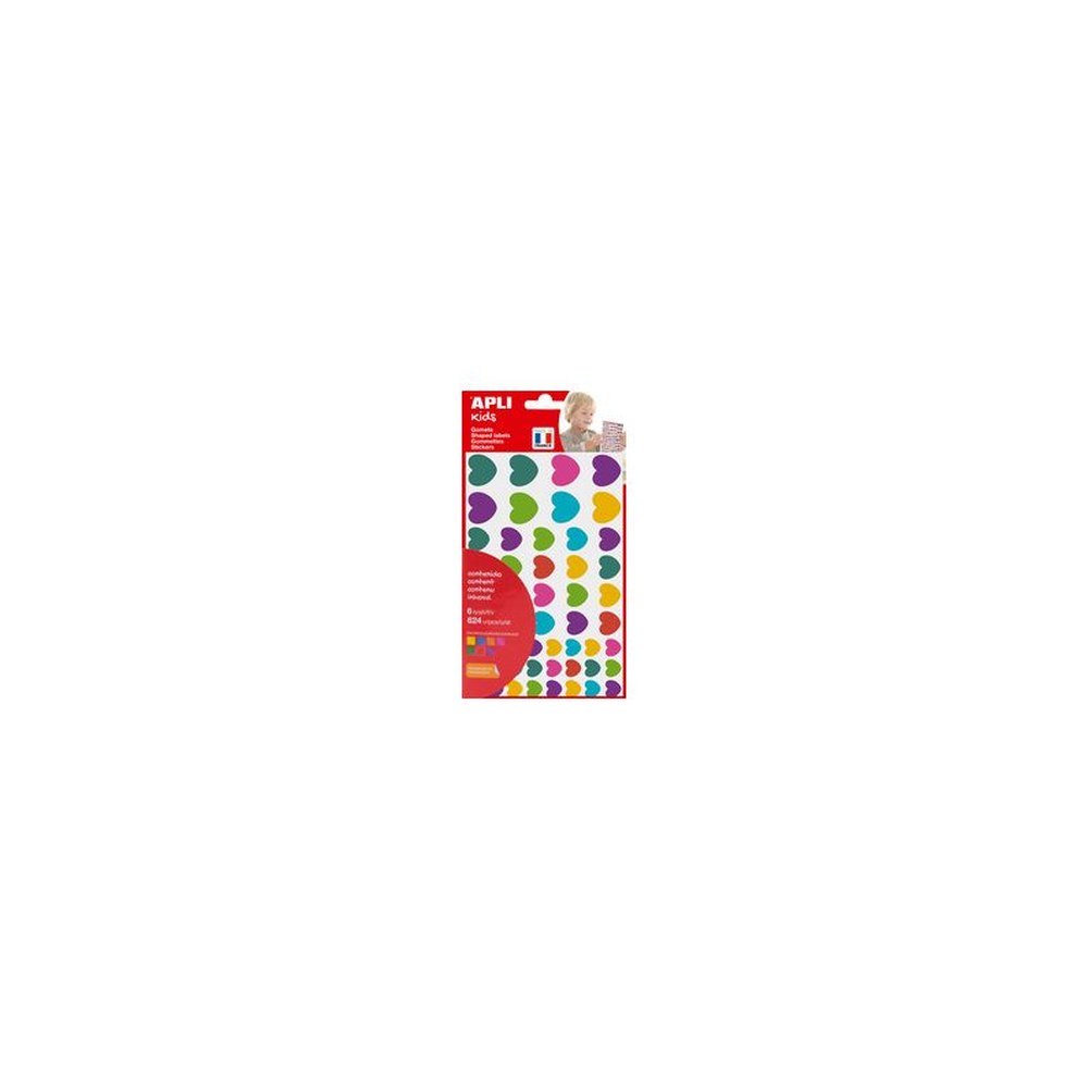 APLI kids Gommettes "Coeur", en sachet