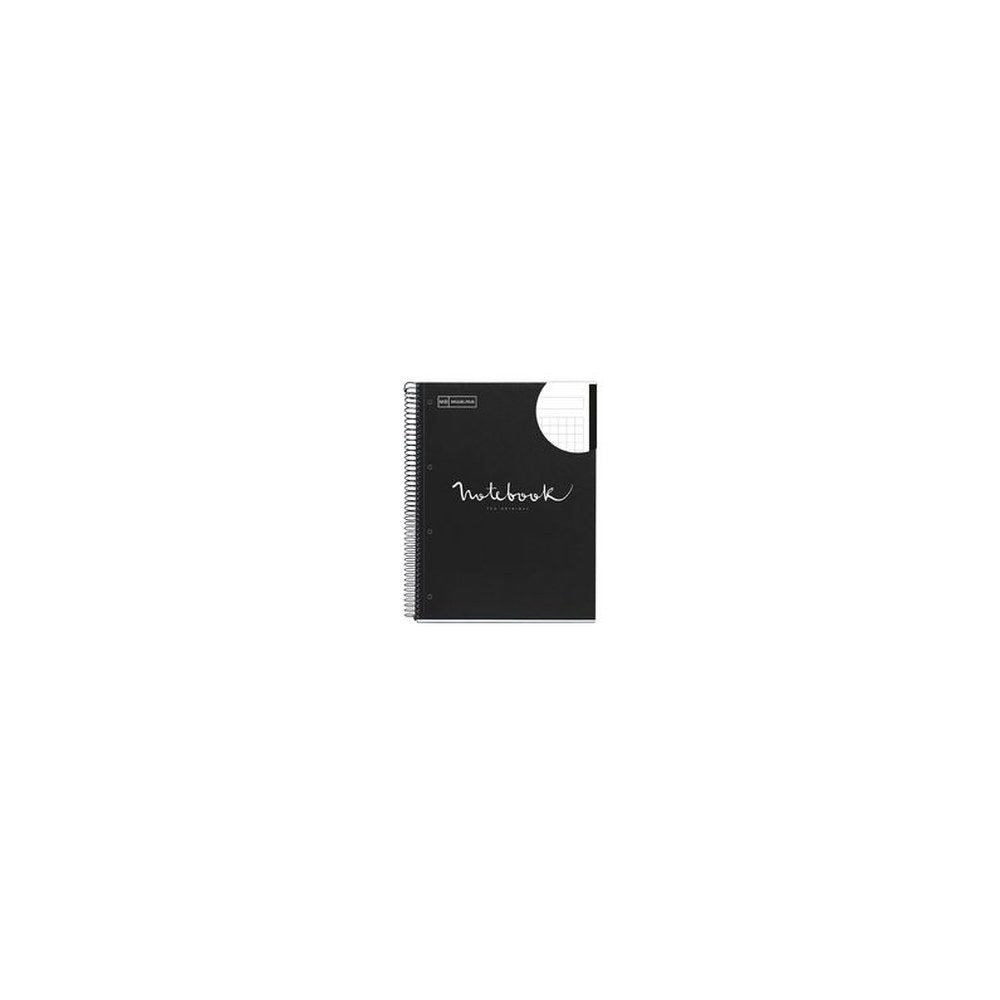 MIQUELRIUS Cahier à spirale "Notebook EMOTIONS", A4, noir
