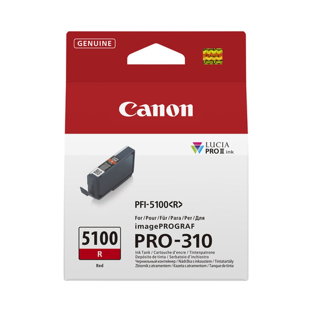 Cartouche d'origine Canon 6958C001 / PFI-5100 R - rouge