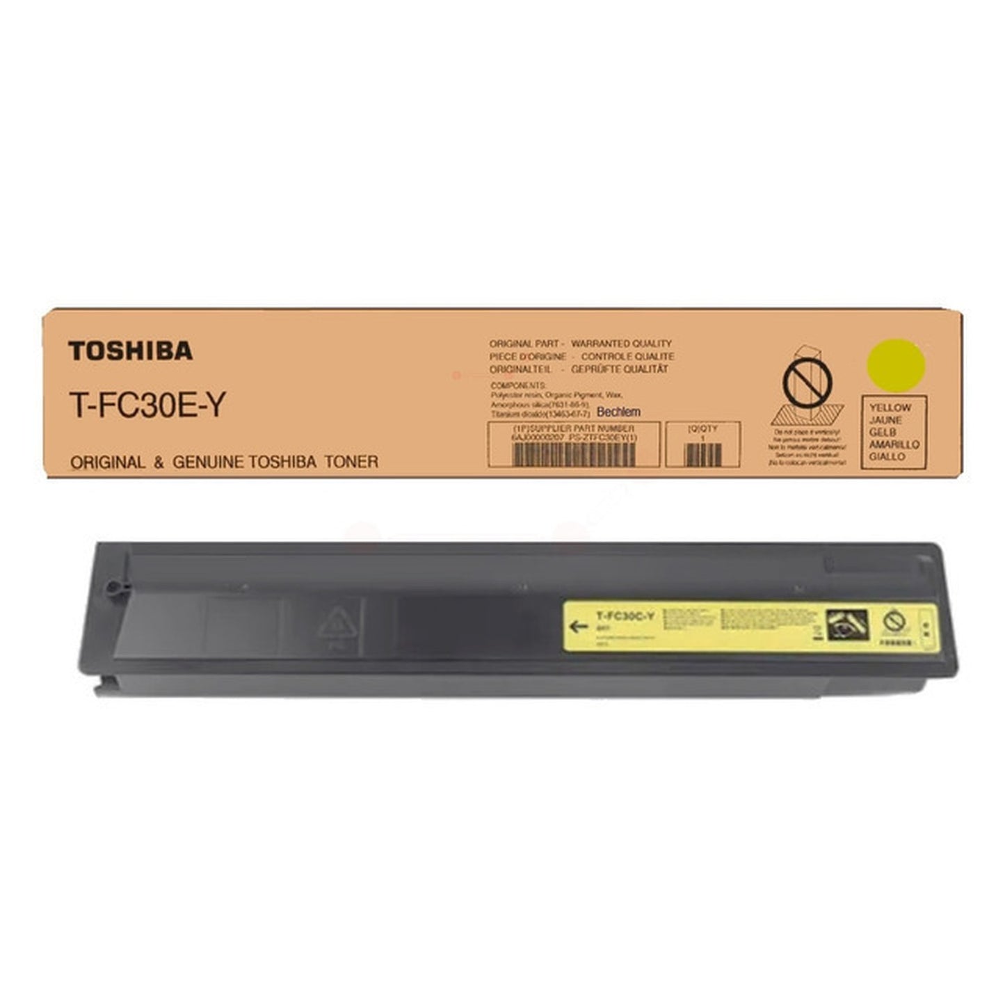 Toner d'origine Toshiba 6AG00004454 / T-FC 30 EY - jaune
