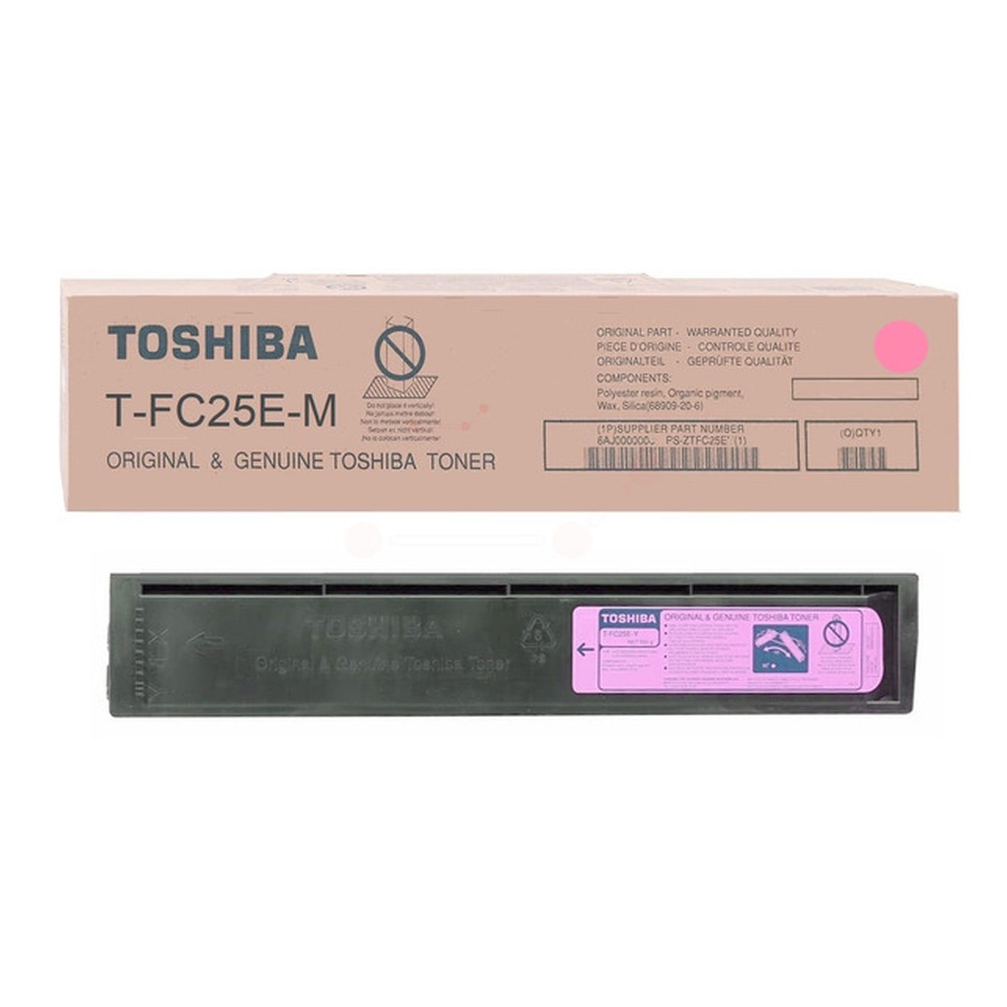 Toner d'origine Toshiba 6AJ00000078 / T-FC 25 EM - magenta