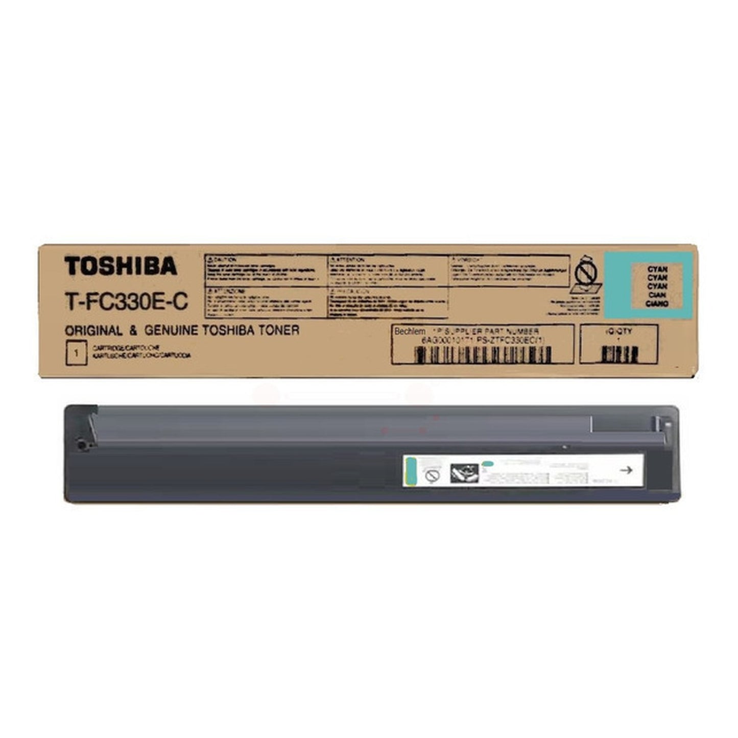 Toner d'origine Toshiba 6AJ00000259 / T-FC 200 EC - cyan