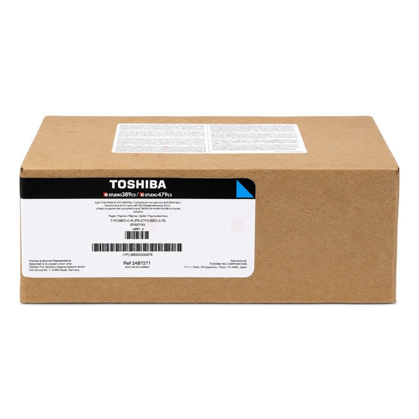 Toner d'origine Toshiba 6B000000976 / T-FC 389 E CR - cyan