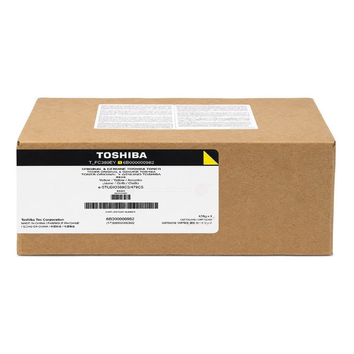Toner d'origine Toshiba 6B000000982 / T-FC 389 E YR - jaune