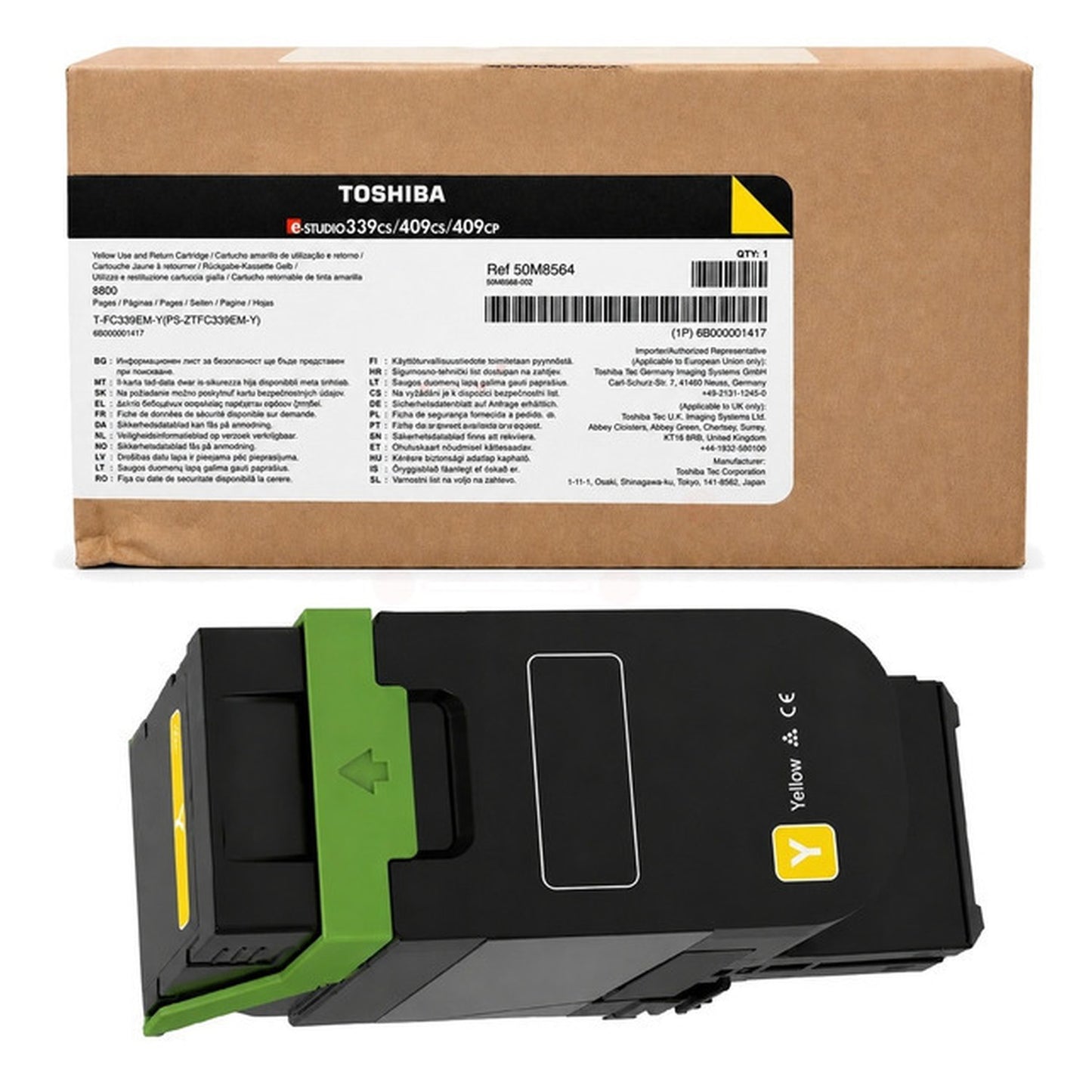 Toner d'origine Toshiba 6B000001417 / T-FC 339 E-Y - jaune