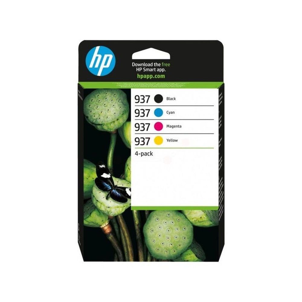 Cartouches d'origines HP 6C400NE / 937 - multipack 4 couleurs : noire, cyan, magenta, jaune