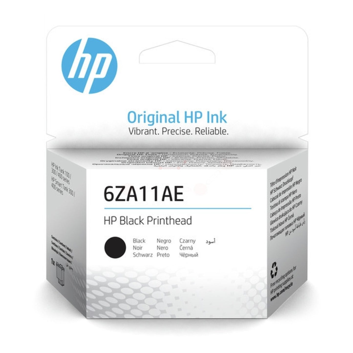Tête d'impression d'origine HP 6ZA11AE - noire