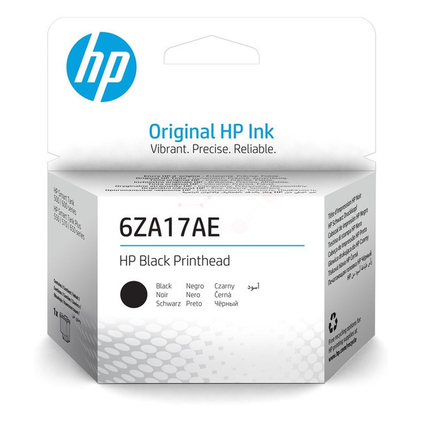 Tête d'impression d'origine HP 6ZA17AE - noire