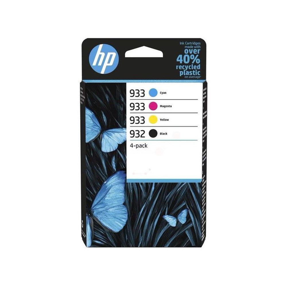 Cartouches d'origines HP 6ZC71AE / 932/933 - multipack 4 couleurs : noire, cyan, magenta, jaune