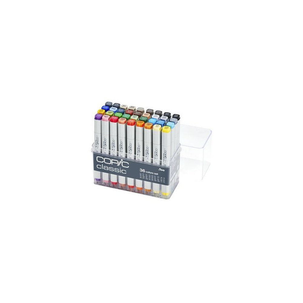 COPIC Marqueur classic, set de base de 36 pièces