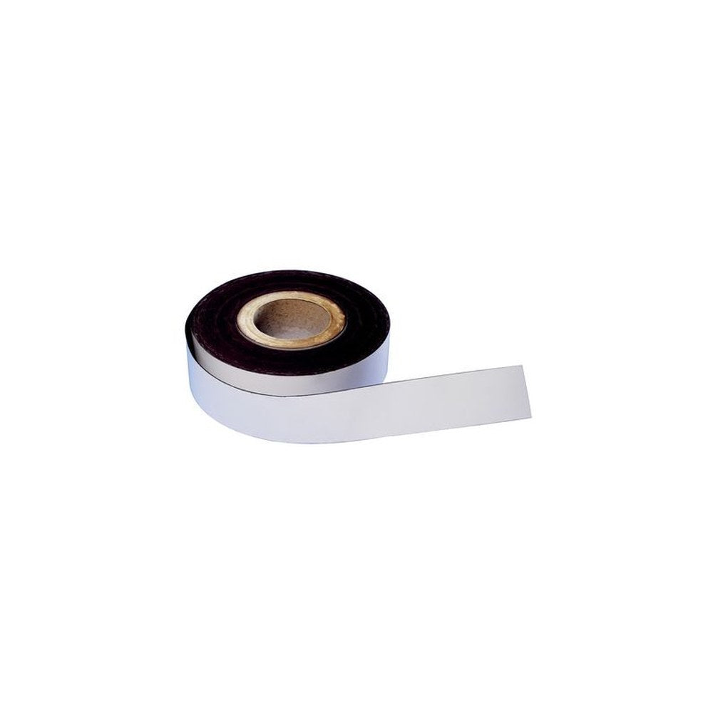 magnetoplan Bande magnétique, PVC, 30 mm x 30 m, blanc