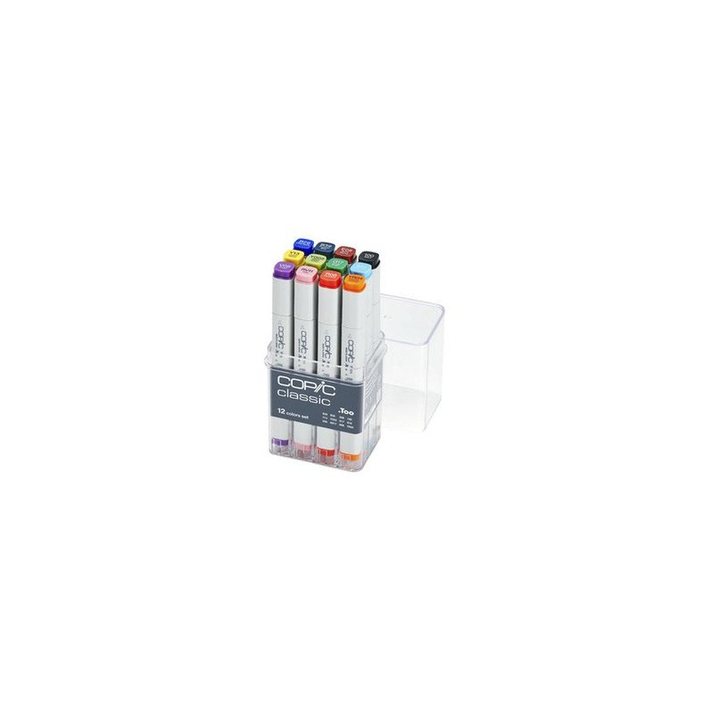 COPIC Marqueur classic, kit de 12 pièces de base