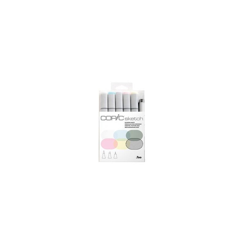 COPIC Marqueur sketch, kit de 6 "Blending Basics"