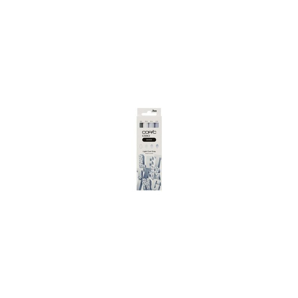 COPIC Marqueur ciao, kit 3+1 SHADE "Light Cool Gray"