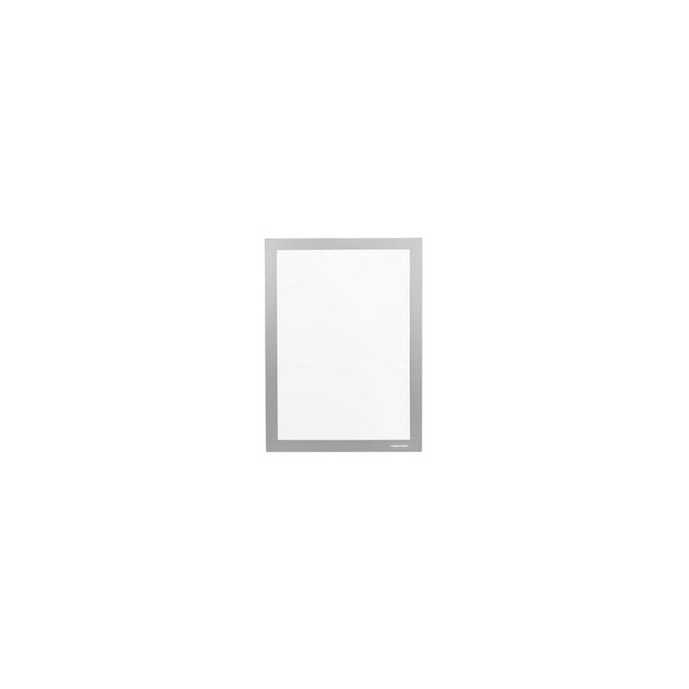 magnetoplan Cadre d'affichage magnetofix, A3, argent