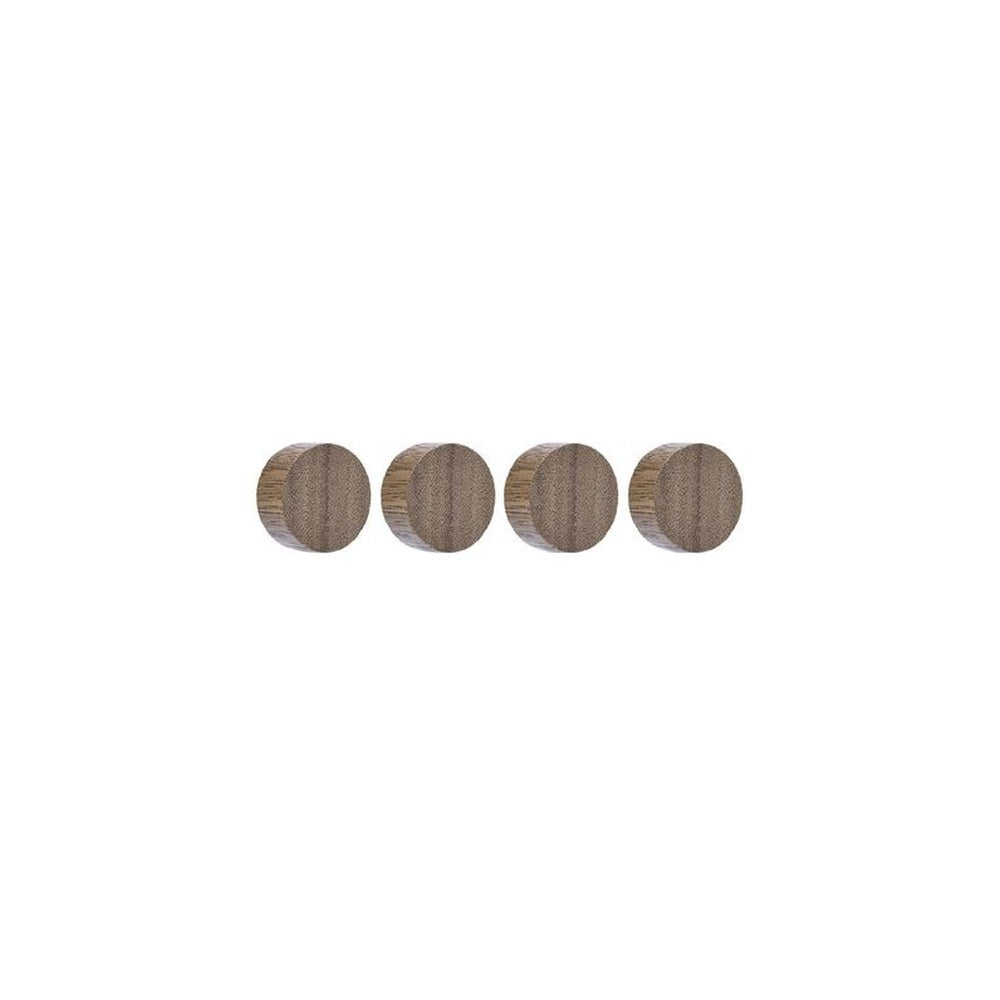 magnetoplan Aimant néodyme Circle Wood Series, noyer