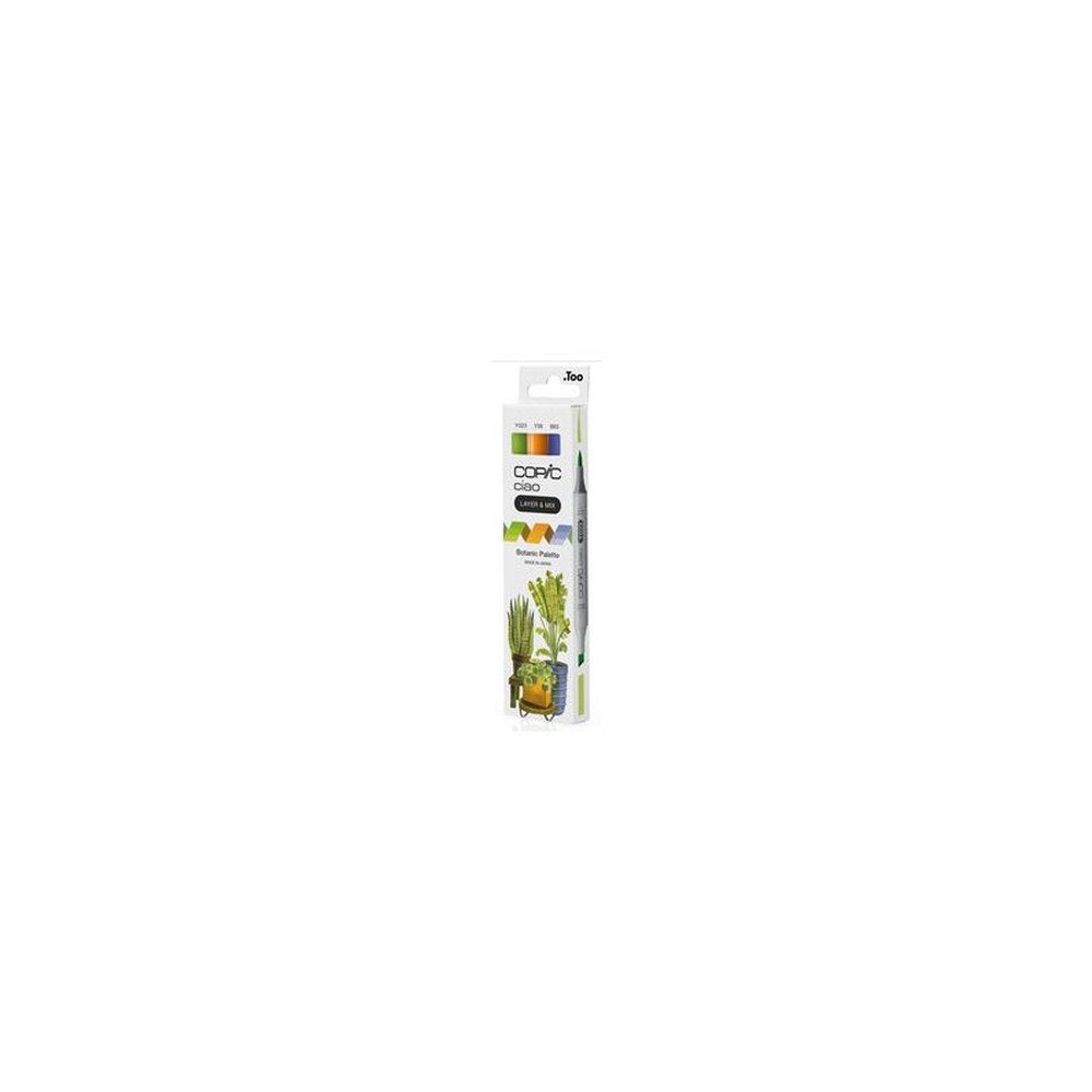 COPIC Marqueur ciao, set de 3 "Botanic Palette"