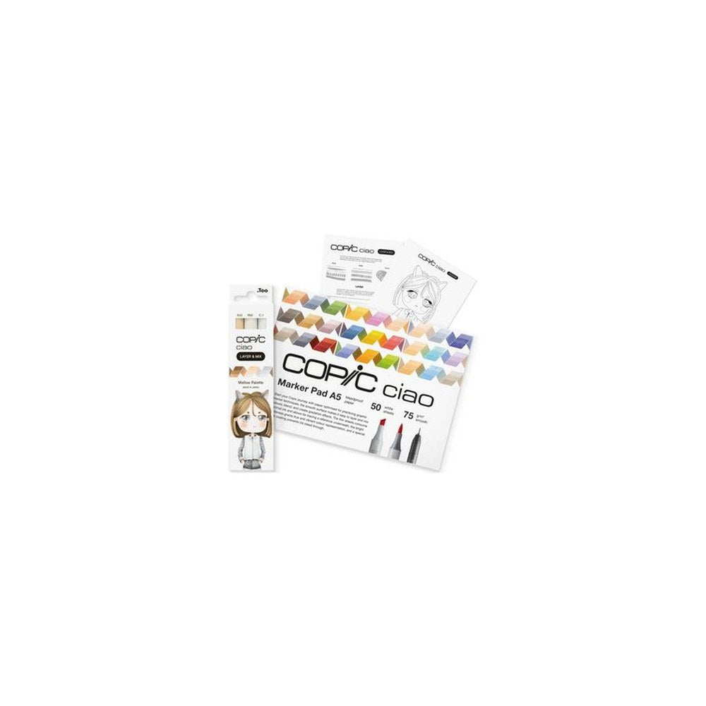 COPIC Marqueur ciao "LAYER & MIX Manga Starter Set", Mellow