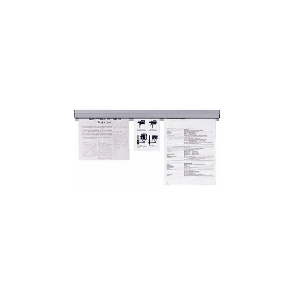 FRANKEN Rail de serrage pour papier, autocollant, longueur: