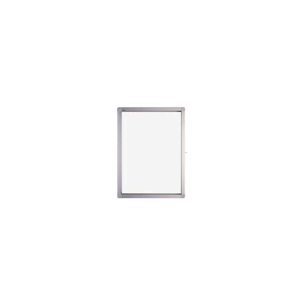 FRANKEN Vitrine d'affichage ECO pour 4 x A4, surface métal