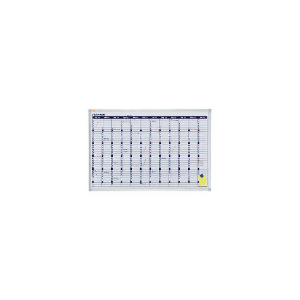 FRANKEN Tableau planning X-tra!Line calendrier, 900 x 600 mm