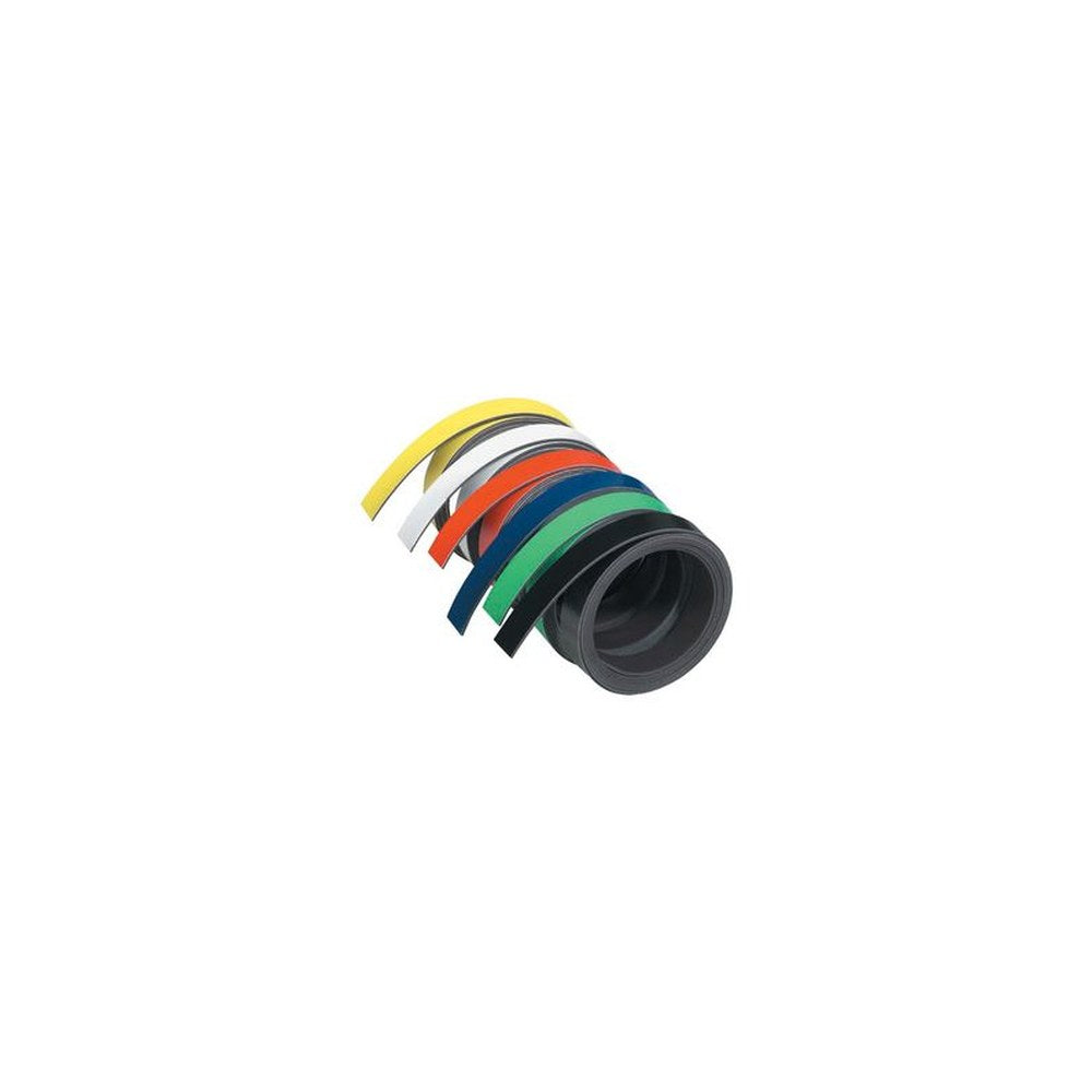 FRANKEN Bande magnétique, (L)1.000 x (P)15 x (H)1 mm, rouge