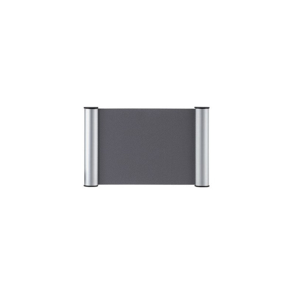 FRANKEN Plaque de porte clip, 180 x 60 mm - 1/2 A6, argent