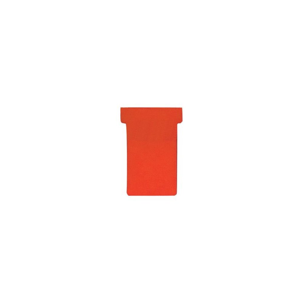 FRANKEN Fiches T, taille 2 / 48 x 84 mm, rouge