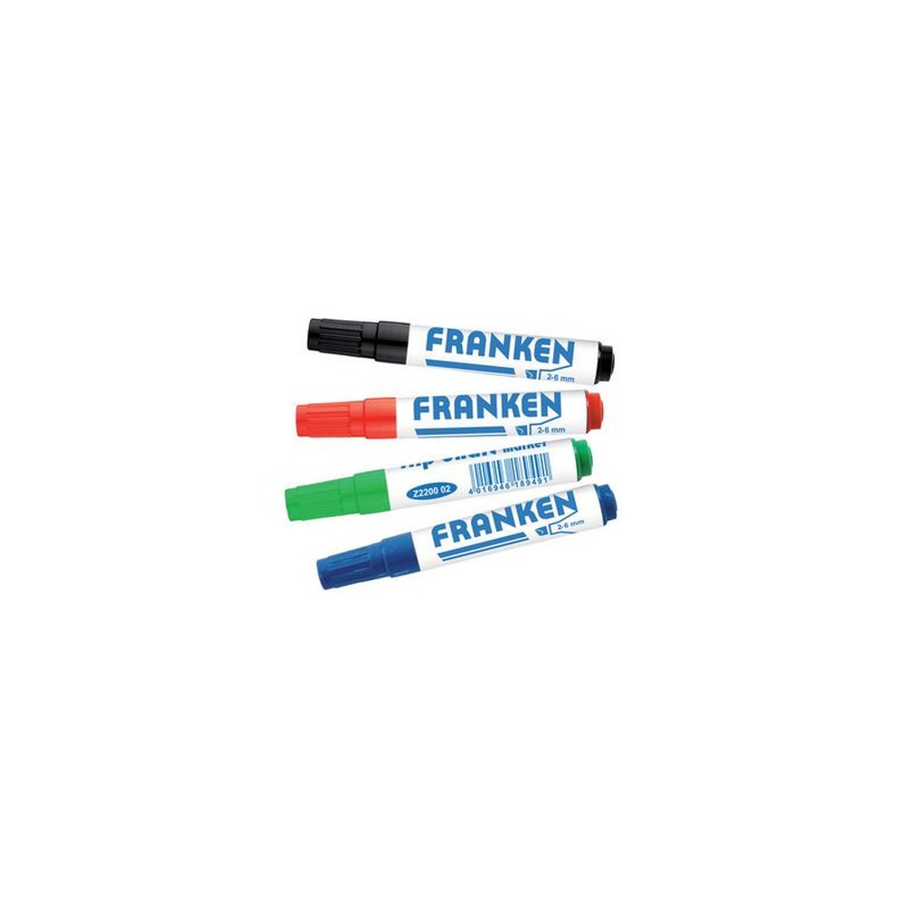 FRANKEN Marqueur pour chevalet de conférence, étui de 4