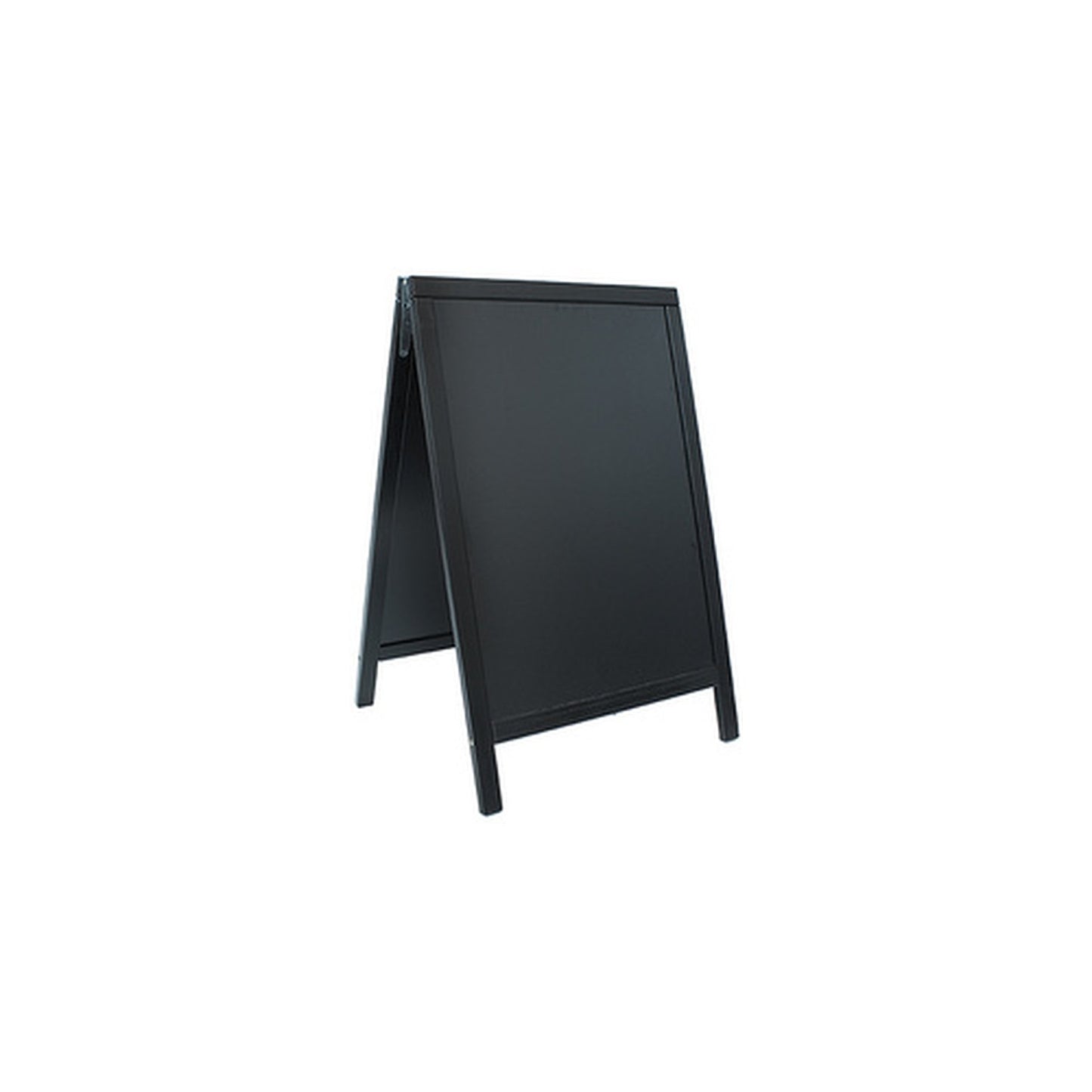 Securit Panneau trottoir WOODY, avec tableau noir, noir
