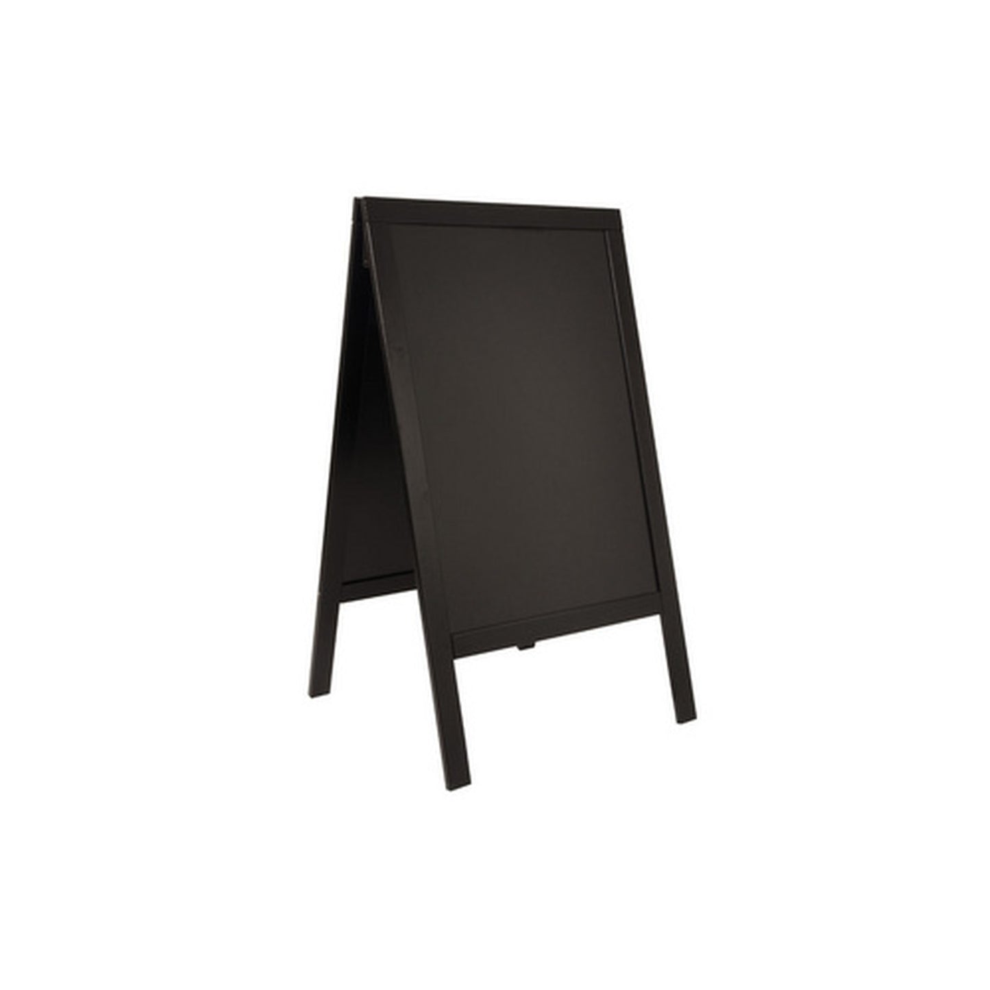 Securit Panneau trottoir WOODY, avec tableau noir, noir