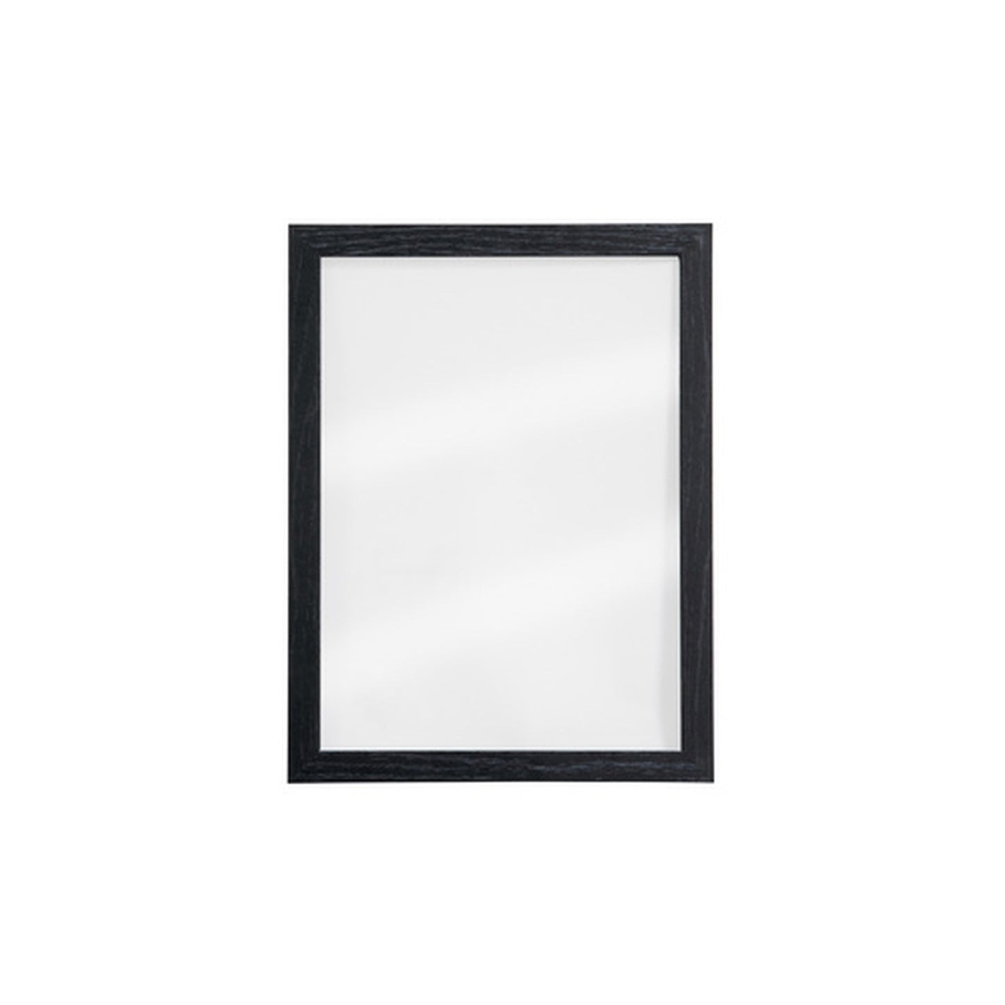 Securit Ardoise murale WOODY, en verre, cadre bois, noir