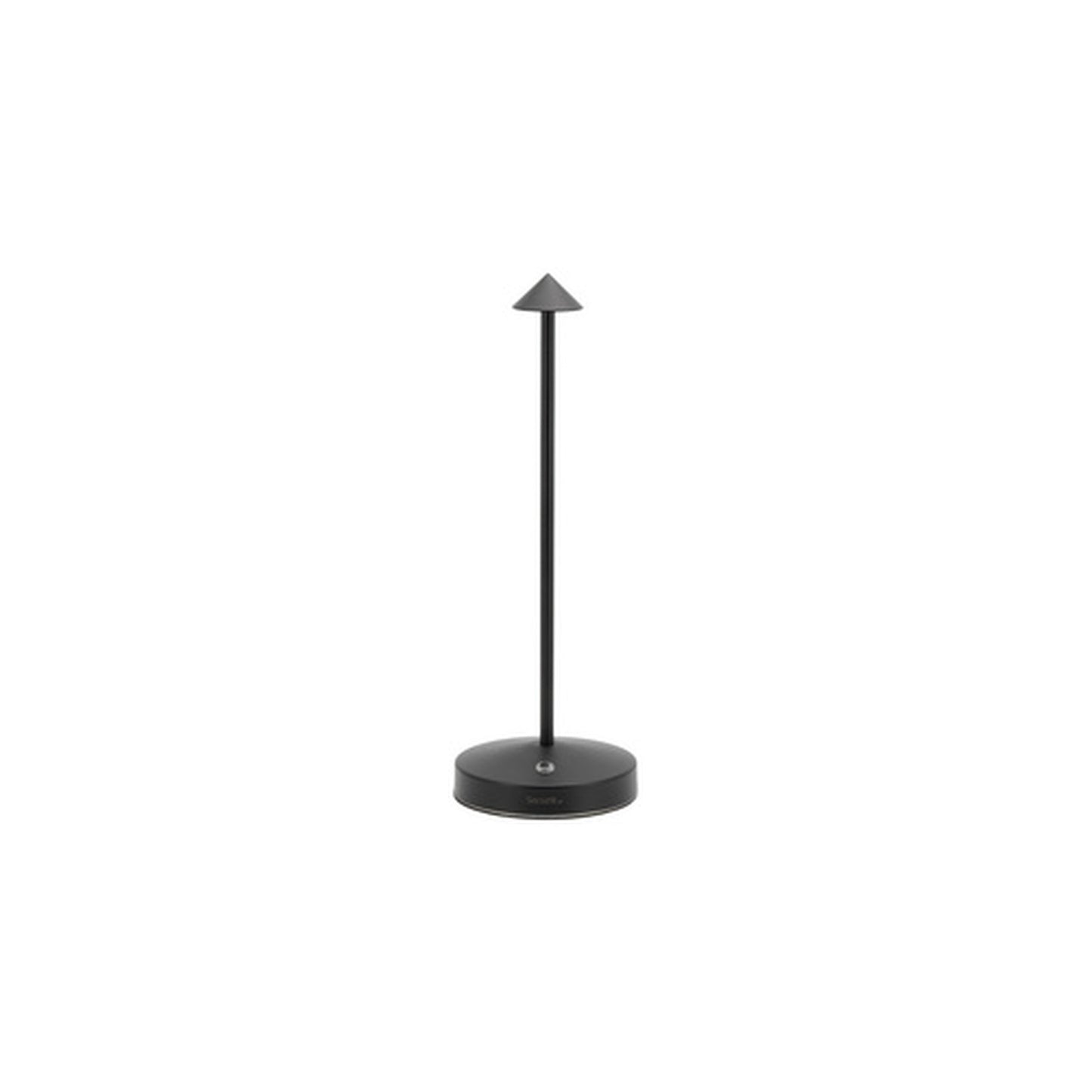 Securit Lampe de bureau LED rechargeable ANGELINA, noir