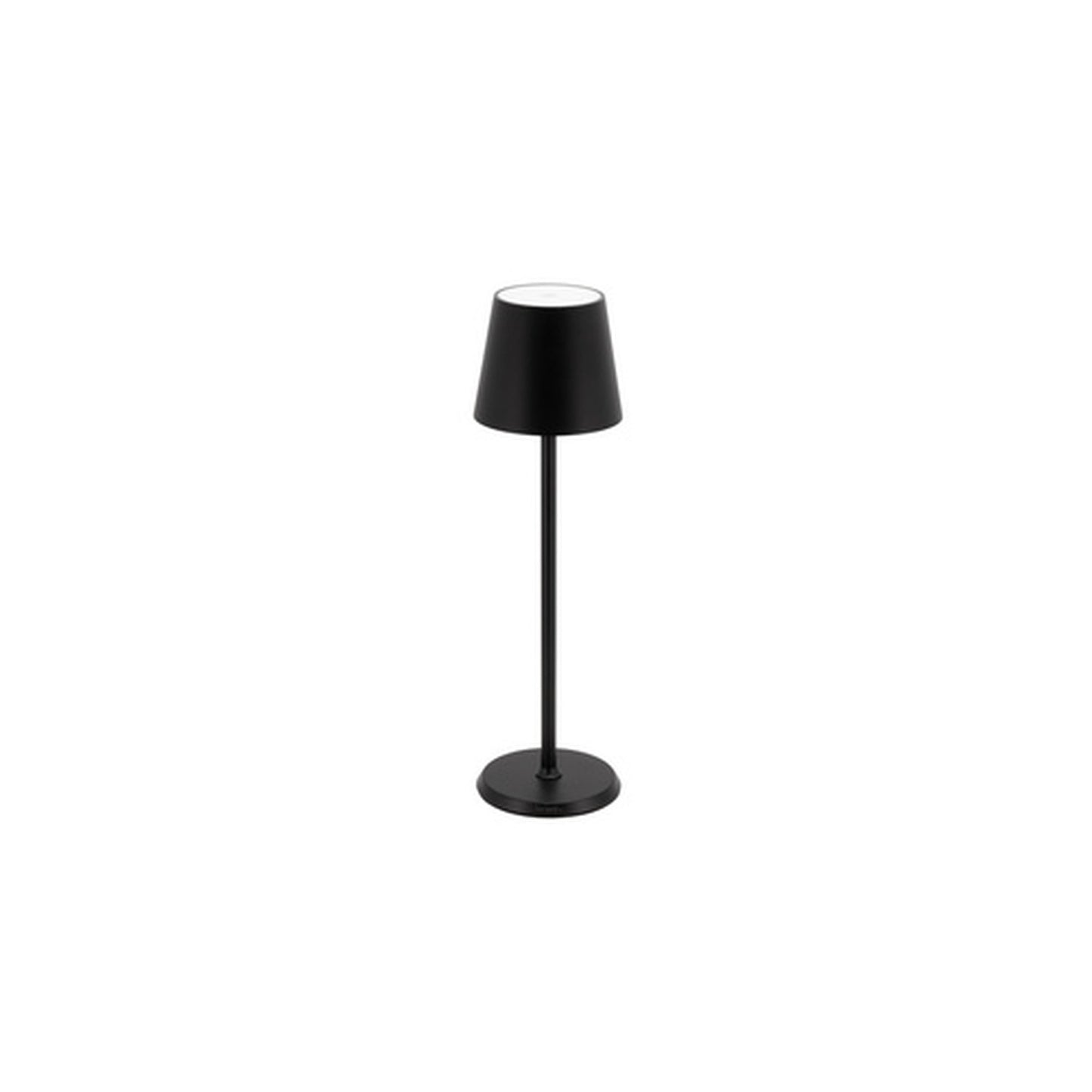 Securit Lampe de table à LED rechargeable FELINE, noir